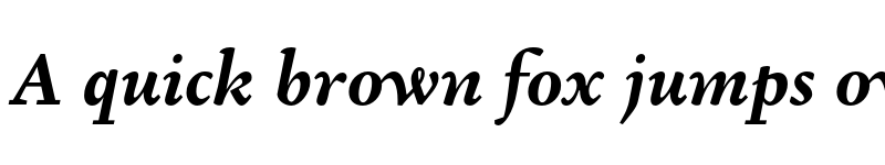 Preview of Garalda Bold Italic font