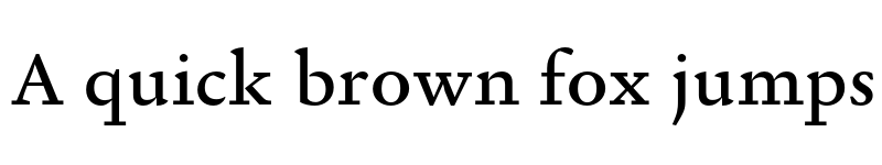 Preview of Garalda Medium font