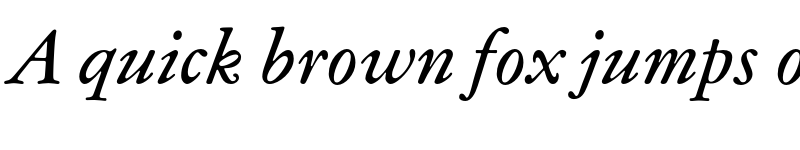Preview of Garamond ATF Micro Italic font