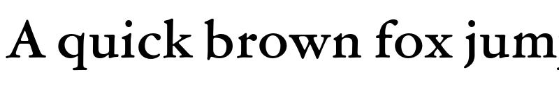 Preview of Garamond ATF Micro Medium font