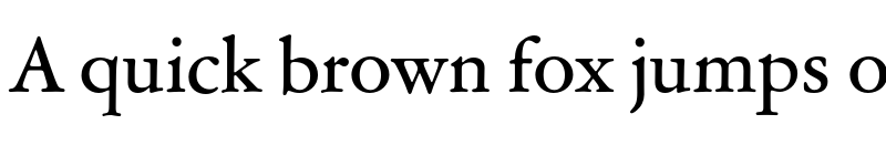 Preview of Garamond ATF Subhead Medium font