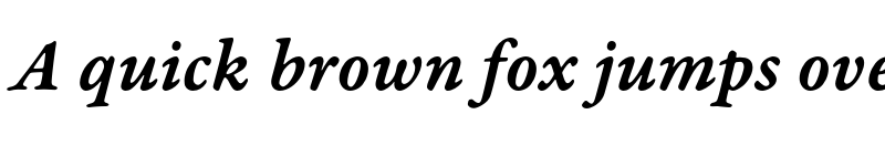 Preview of Garamond Premier Pro Caption SemiBold Italic font