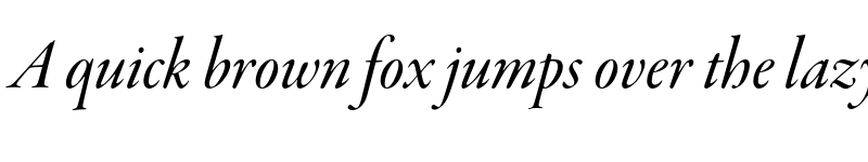 Preview of Garamond Premier Pro Display Medium Italic font
