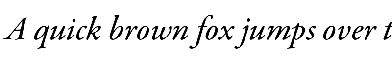 Preview of Garamond Premier Pro Medium Italic font
