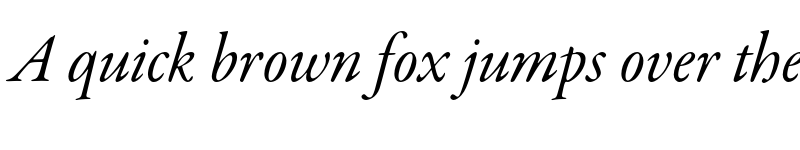Preview of Garamond Premier Pro Subhead Italic font