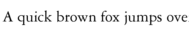 Preview of Garamond US Regular font