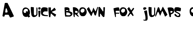 Preview of GARFIELD the CAT Regular font