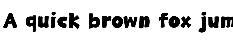 Preview of Gargle Expanded Bold font