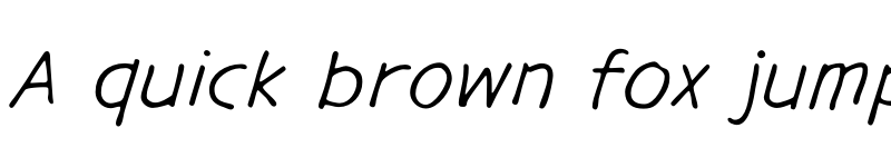 Preview of Gargle Expanded Italic font