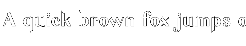 Preview of Garlic Outline Regular font