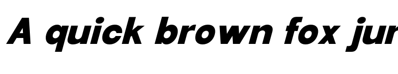 Preview of Garute Oblique Black font