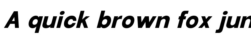 Preview of Garute Oblique Extra Bold font