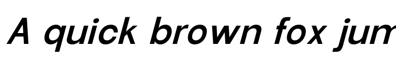 Preview of Garute Oblique Semi Bold font