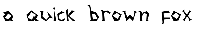 Preview of Gas House Regular font