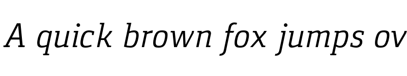 Preview of Gaspar Italic font