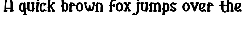 Preview of Gastlliant Regular font