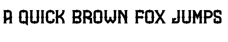 Preview of GATES Regular font