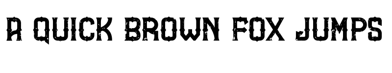 Preview of GATES Rough font