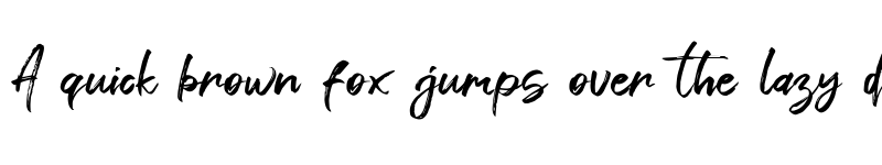 Preview of Gathan Regular font