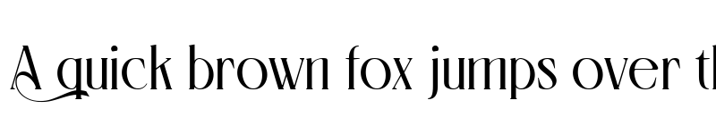 Preview of Gathell Thin font