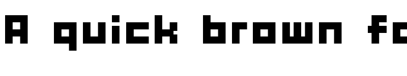 Preview of GAU_font_cube_B Regular font