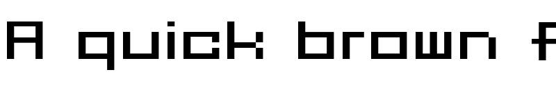 Preview of GAU_font_cube_R Regular font