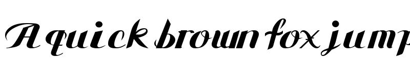 Preview of Gauche Display Regular font