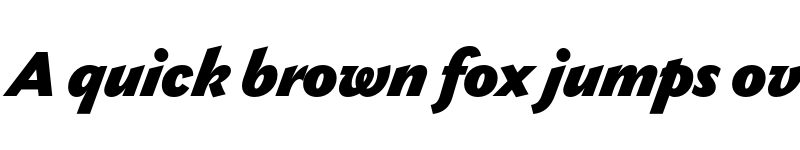 Preview of Gaultier Heavy Italic font