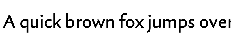 Preview of Gaultier Medium font