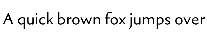 Preview of Gaultier Regular font