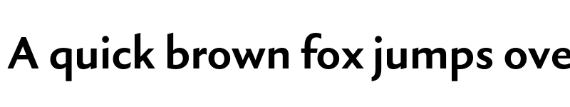 Preview of Gaultier SemiBold font