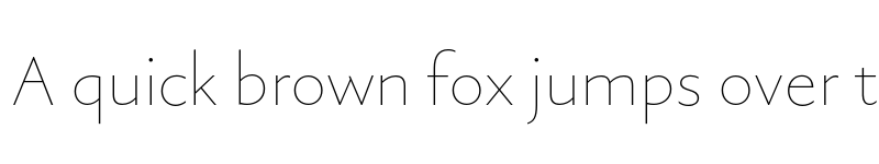 Preview of Gaultier Thin font