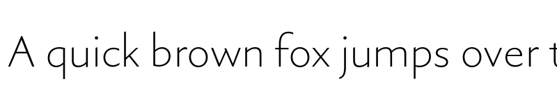 Preview of Gaultier UltraLight font