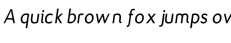 Preview of Gautama Italic font