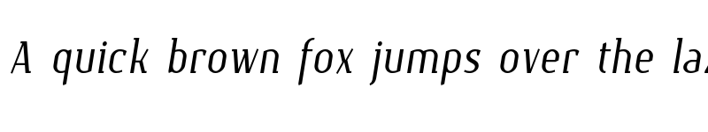 Preview of Gawaa Italic font