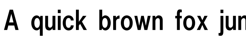 Preview of GD-HighwayGothicJA-OTF Regular font