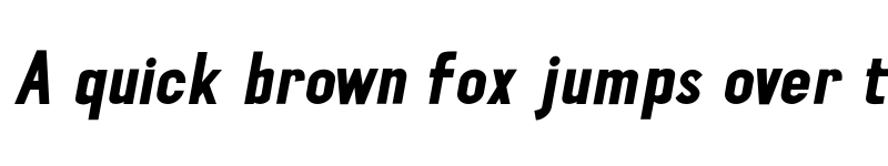 Preview of Gealman Bold Italic font