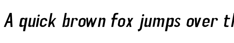 Preview of Gealman Light Italic font