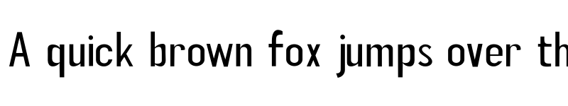 Preview of Gealman Thin font