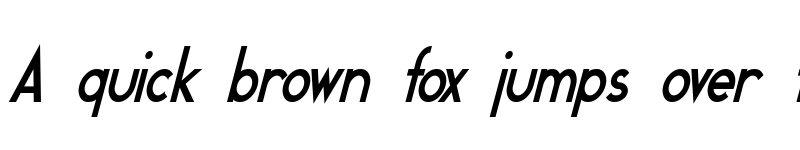 Preview of Geddes Bold Italic font