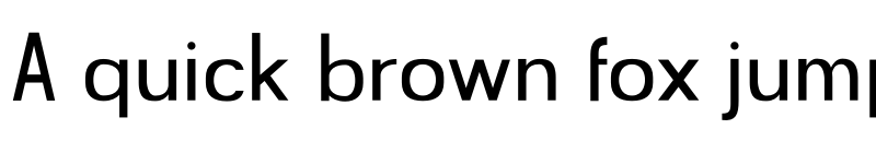 Preview of Geelactix Sans Regular font