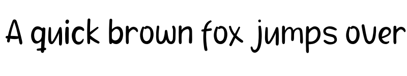 Preview of Gefuh Personal Use Thin font