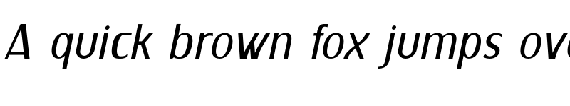 Preview of Gelael Light Italic font