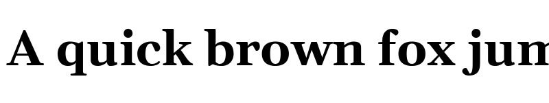 Preview of Gelasio Bold font