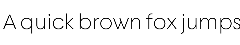 Preview of Geliat ExtraLight font