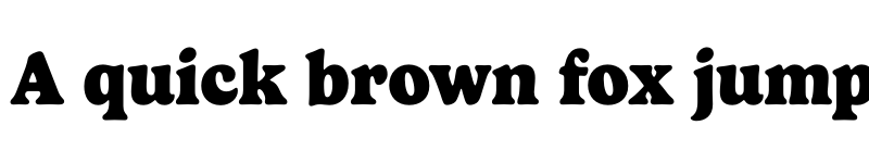 Preview of Gelica Black font