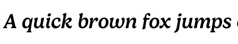 Preview of Gelica Medium Italic font