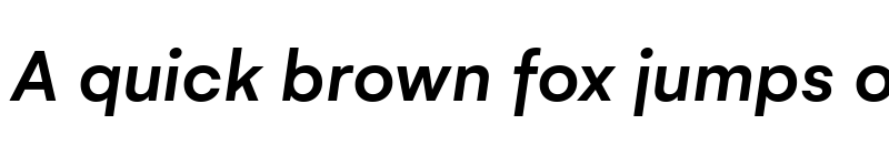 Preview of Gelion Medium Italic font