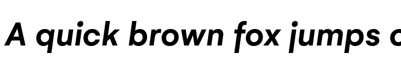 Preview of Gelion Semi Bold Italic font