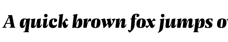Preview of Geller Headline Black Italic font